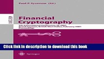 Books Financial Cryptography: 5th International Conference, FC 2001, Grand Cayman, British West