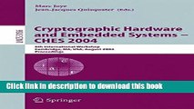 Ebook Cryptographic Hardware and Embedded Systems - CHES 2004: 6th International Workshop