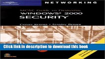 Ebook 70-220: MCSE Guide to Designing Microsoft Windows 2000 Security Full Online