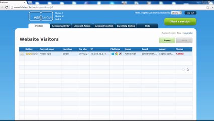 Mobile in-app remote assistance with video chat - VeriShow