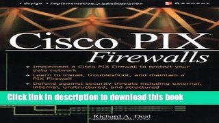 Books Cisco PIX Firewalls Full Online