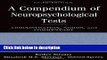 Books A Compendium of Neuropsychological Tests: Administration, Norms, and Commentary Free Download