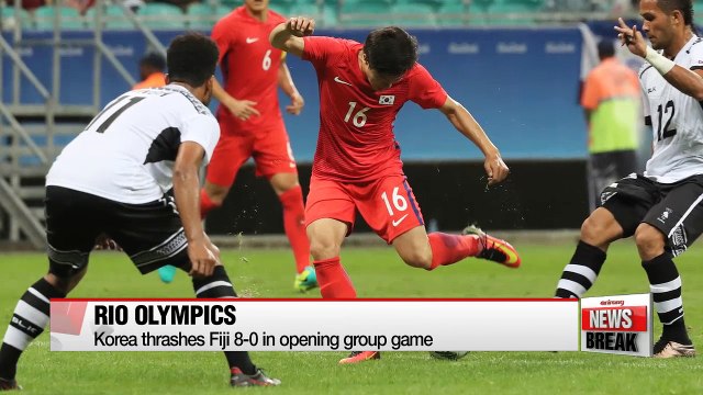 Rio 2016: S. Korea wins first group football match against Fiji