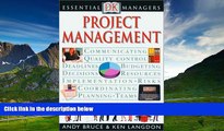 READ FREE FULL  Essential Managers: Project Management (Essential Managers Series)  READ Ebook