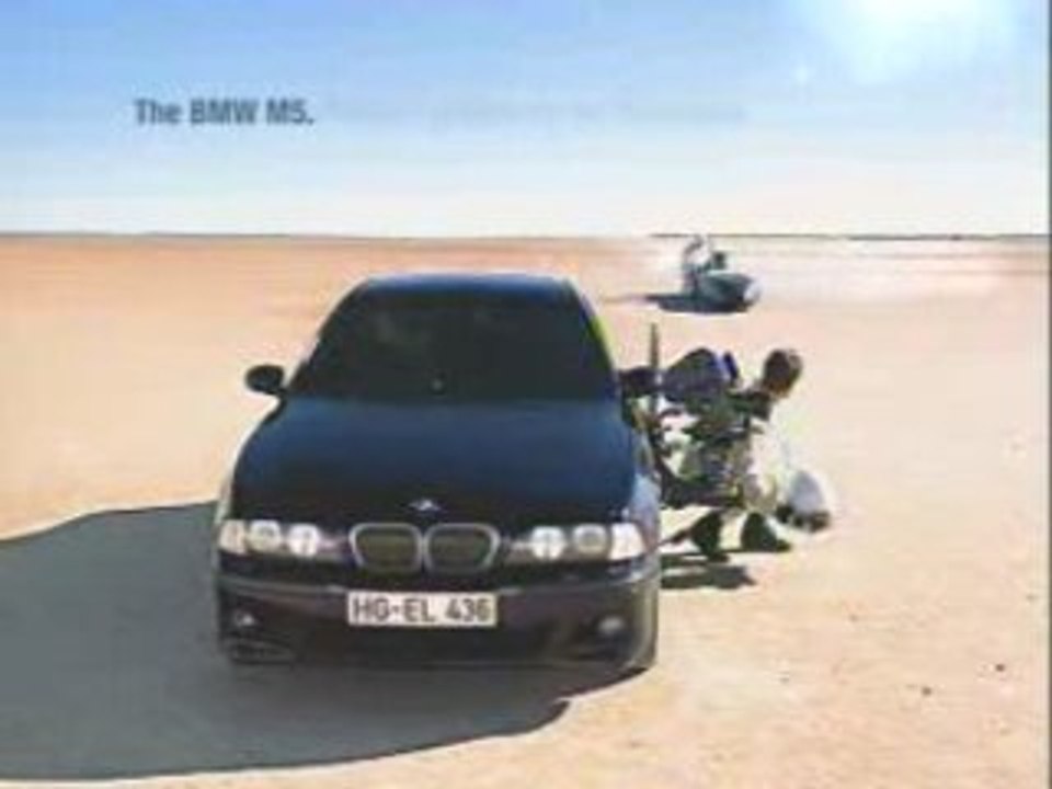 BMW M5 Vs Jet car (Commercial)