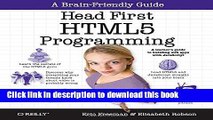 Books Head First HTML5 Programming: Building Web Apps with JavaScript Free Download