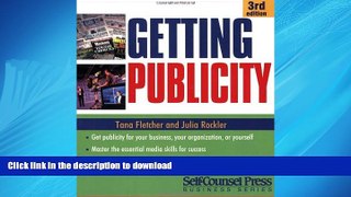 PDF ONLINE Getting Publicity (Self-Counsel Business) READ PDF FILE ONLINE