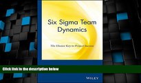 Big Deals  Six Sigma Team Dynamics: The Elusive Key to Project Success  Free Full Read Most Wanted