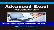 Ebook Advanced Excel Interview Questions You ll Most Likely Be Asked Free Online