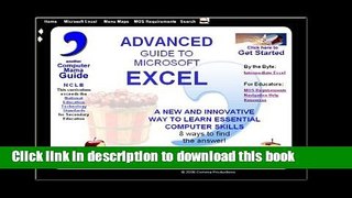 Books Advanced Guide to Microsoft Excel Full Download