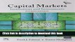 Books Capital Markets: Institutions and Instruments Free Online