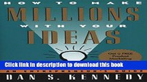 Ebook How to Make Millions with Your Ideas: An Entrepreneur s Guide Full Online