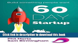 Ebook 60 Day Startup: a DIY Incubation Program Full Online