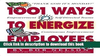 Ebook 1001 Ways to Energize Employees Free Online