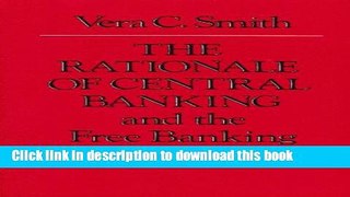 Ebook RATIONALE OF CENTRAL BANKING, THE Full Online