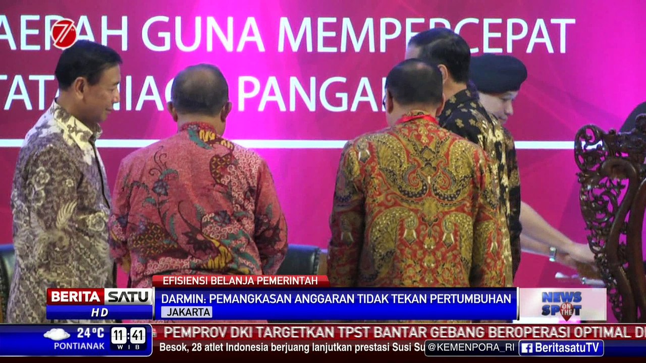 Menteri Darmin: Pemangkasan Anggaran Tidak Berdampak ke Pelemahan Ekonomi