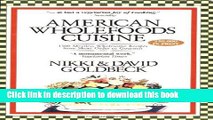 Ebook American Wholefoods Cuisine Free Online