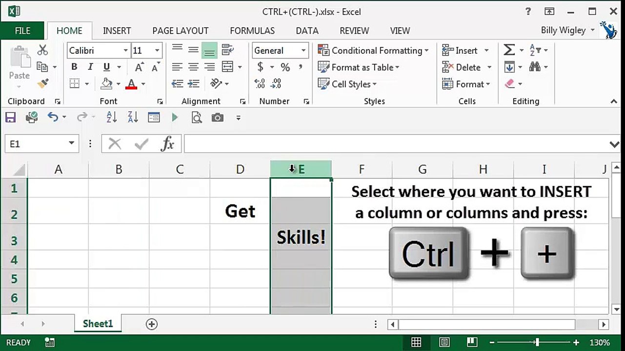 Excel Tips: Quickly Insert Rows And Columns