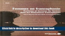 Ebook Femmes en francophonie Full Online