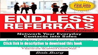 Books Endless Referrals, Third Edition Full Online