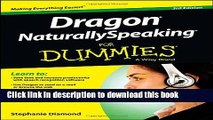 Books Dragon NaturallySpeaking For Dummies Free Download