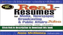 [Read PDF] Real-Resumes for Media, Newspaper, Broadcasting   Public Affairs Jobs...: Including