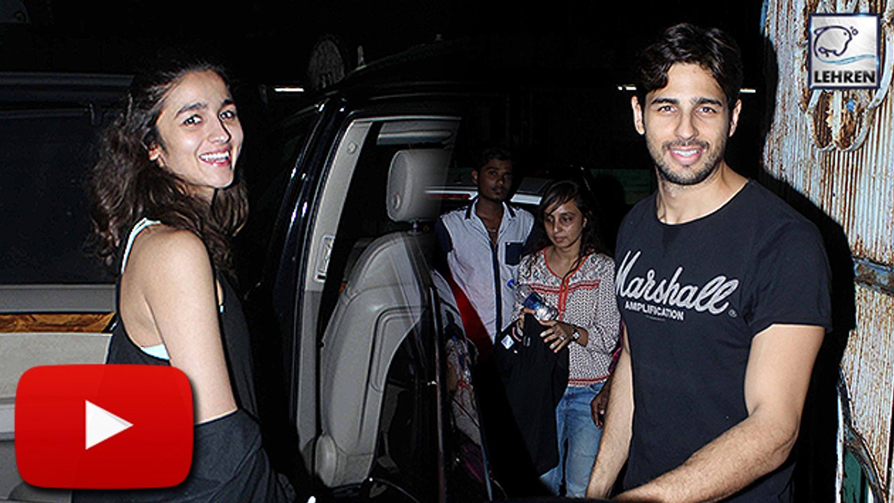 Alia Bhatt, Sidharth Malhotra SPOTTED Late Night