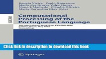 Books Computational Processing of the Portuguese Language: 7th International Workshop, PROPOR