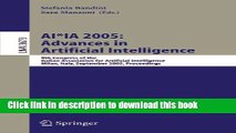 Ebook AI*IA 2005: Advances in Artificial Intelligence: 9th Congress of the Italian Association for