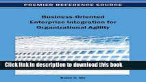 PDF  Business-Oriented Enterprise Integration for Organizational Agility  {Free Books|Online