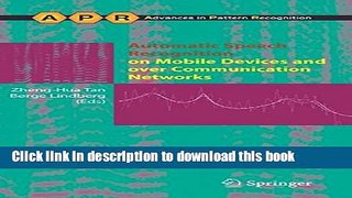 Ebook Automatic Speech Recognition on Mobile Devices and over Communication Networks Free Online