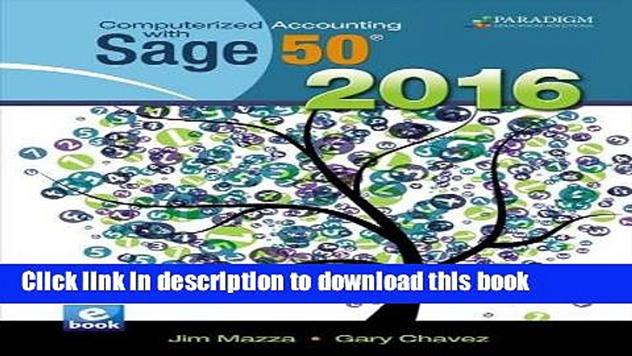 Books Computerized Accounting with Sage 50 2016 Full Download