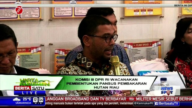 DPR Berencana Bentuk Pansus Kebakaran Hutan Riau