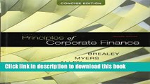[Read  e-Book PDF] Principles of Corporate Finance, Concise (McGraw-Hill/Irwin Series in Finance,