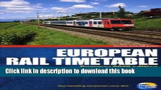 Books European Rail Timetable Summer 2010 Free Online