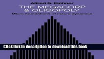 [Download] The Megacorp and Oligopoly: Micro Foundations of Macro Dynamics Free Books
