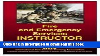 [Read PDF] Fire and Emergency Services Instructor Ebook Online