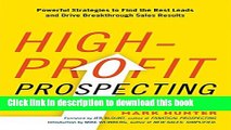Books High-Profit Prospecting: Powerful Strategies to Find the Best Leads and Drive Breakthrough