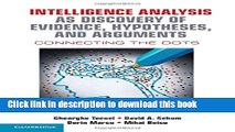 Books Intelligence Analysis as Discovery of Evidence, Hypotheses, and Arguments: Connecting the