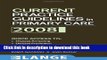 Books Current Practice Guidelines in Primary Care 2008 Free Online