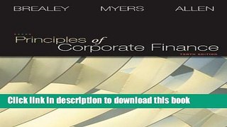 [Read  e-Book PDF] Principles of Corporate Finance + S P Market Insight Free Books