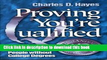 [Read PDF] Proving Youre Qualified Download Online