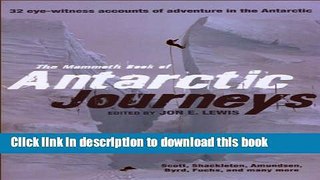 Books The Mammoth Book of Antarctic Journeys Free Online