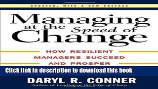 [Read PDF] Managing At the Speed of Change Free Books [Download] Managing At the Speed of Change