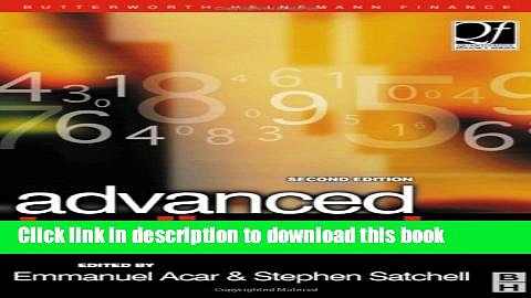 [Download] Advanced Trading Rules, Second Edition (Quantitative Finance) Free Books