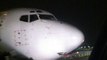 Plane That Skidded Off Bergamo Runway Captured Up-Close by Driver