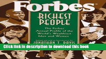 Ebook Forbes Richest People: The Forbes Annual Profile of the World s Wealthiest Men and Women