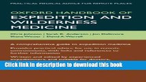 PDF  Oxford Handbook of Expedition and Wilderness Medicine (Oxford Medical Handbooks)  Online