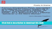 Ebook Famous Elizabethan Plays, Expurgated and Adapted for Modern Readers by H. M. F. the