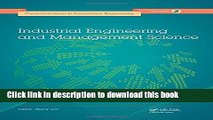 [PDF] Industrial Engineering and Management Science: Proceedings of the 2014 International